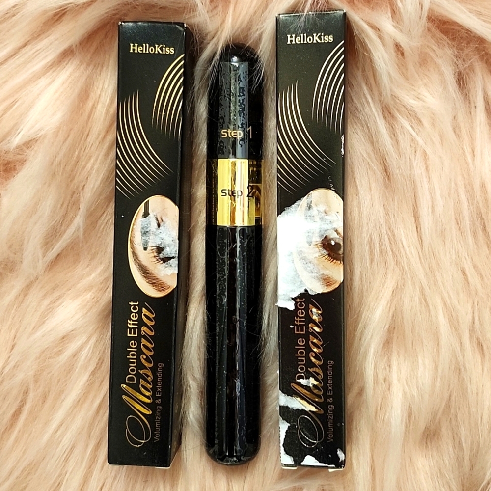 BOGO!! Brand New HELLOKISS DOUBLE EFFECT MASCARA-2CT